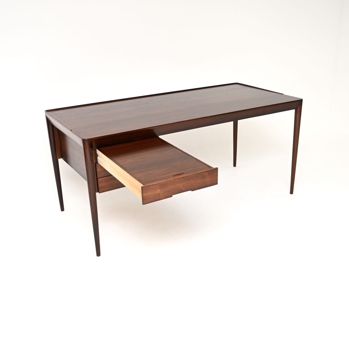 Danish Vintage Rosewood Model 36 Desk By Erik Riisager Hansen For Haslev photo Furniture