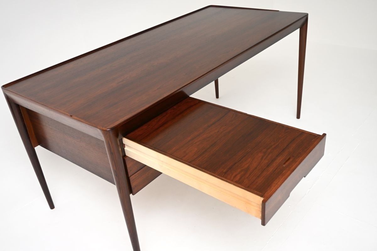 Danish Vintage Rosewood Model 36 Desk By Erik Riisager Hansen For Haslev photo 9035.0