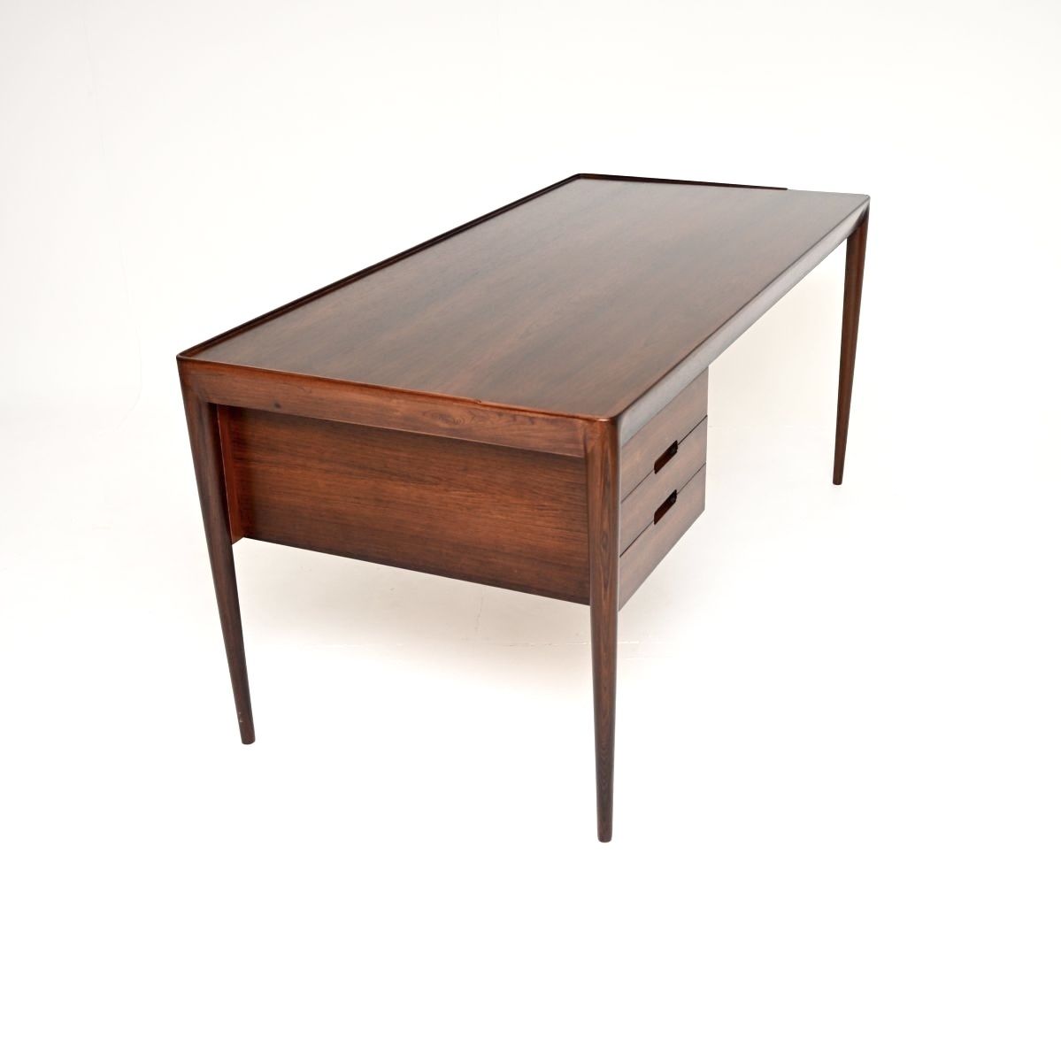 Furniture Danish Vintage Rosewood Model 36 Desk By Erik Riisager Hansen For Haslev photo