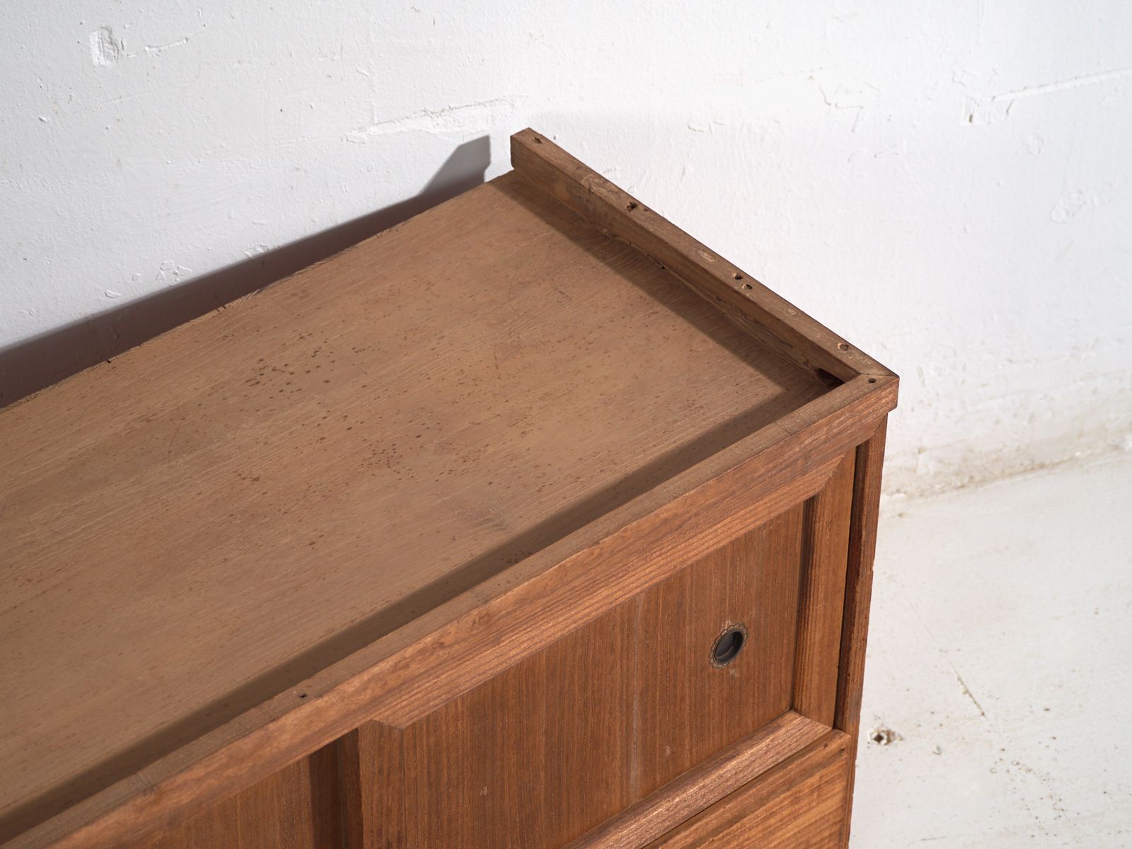 Antique Low Cabinet With Sliding Doors – Taishō / Showa Period (C.1920 1970) photo furniture