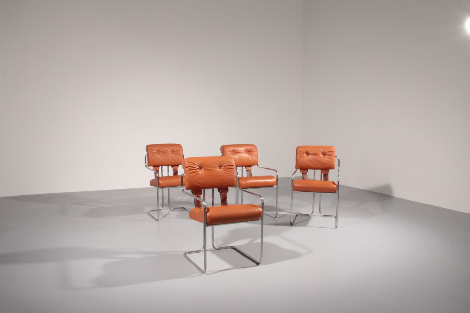 Italian Tucroma Chairs By Guido Faleschini For I4 Mariani, 1970 photo for sale