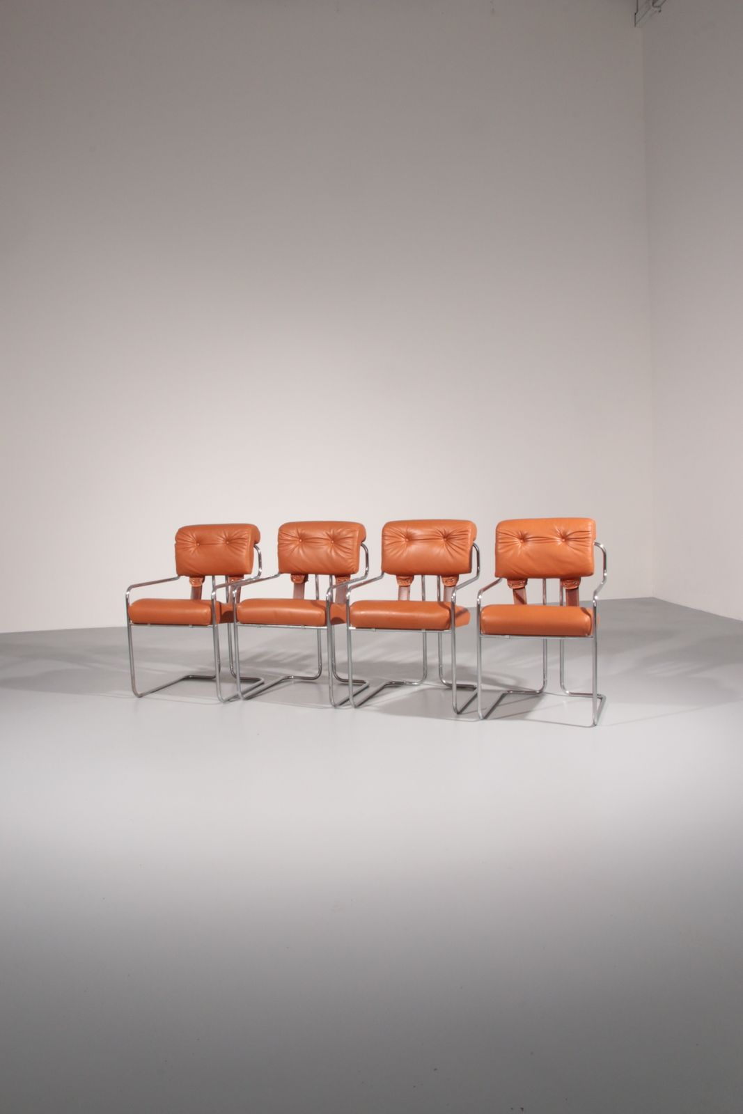 Italian Tucroma Chairs By Guido Faleschini For I4 Mariani, 1970
