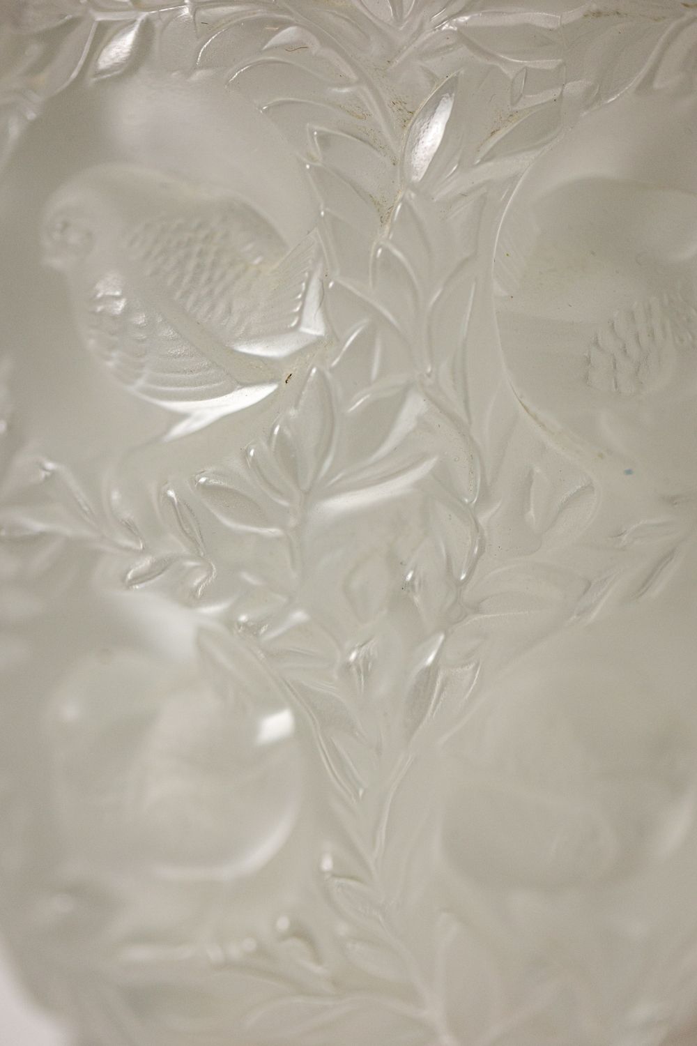 Lalique France. Crystal Vase. After 1978. photo for sale