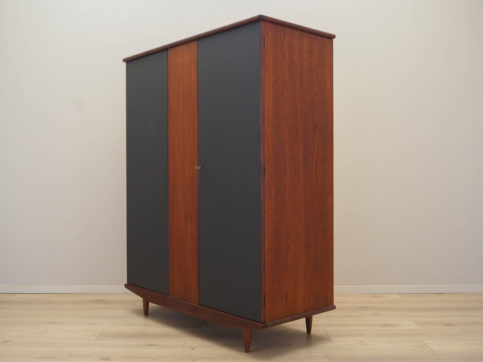Teak Wardrobe, Danish Design, 1960s, Production: Denmark photo Furniture
