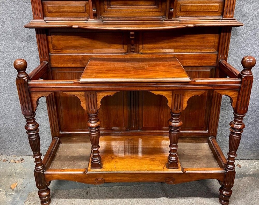 Impressive Good Quality Walnut Hall Stand photo buy