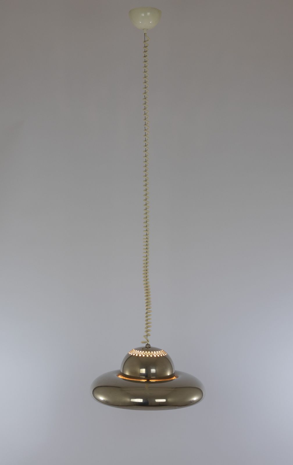 Nickel Fior Di Loto Pendant By Afra And Tobia Scarpa For Flos, 1960s photo for sale