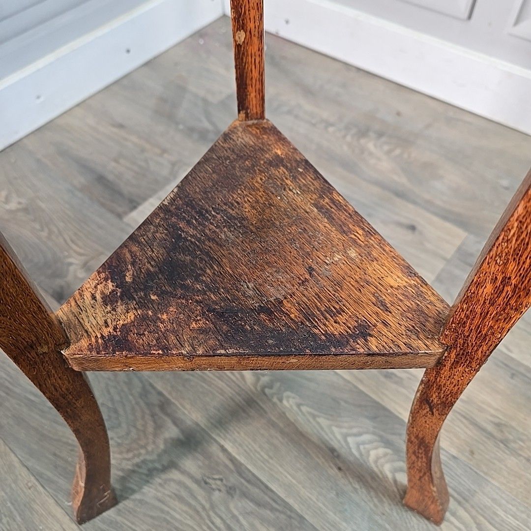 Antique Jardiniere Plant Stand Oak Barrel Planter Edwardian R A Lister & Co photo vinterior