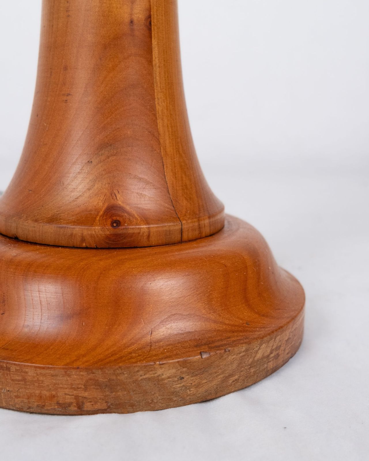 photo furniture Pair Of Turned Wood Floor Lamps, France, Mid 20th Century