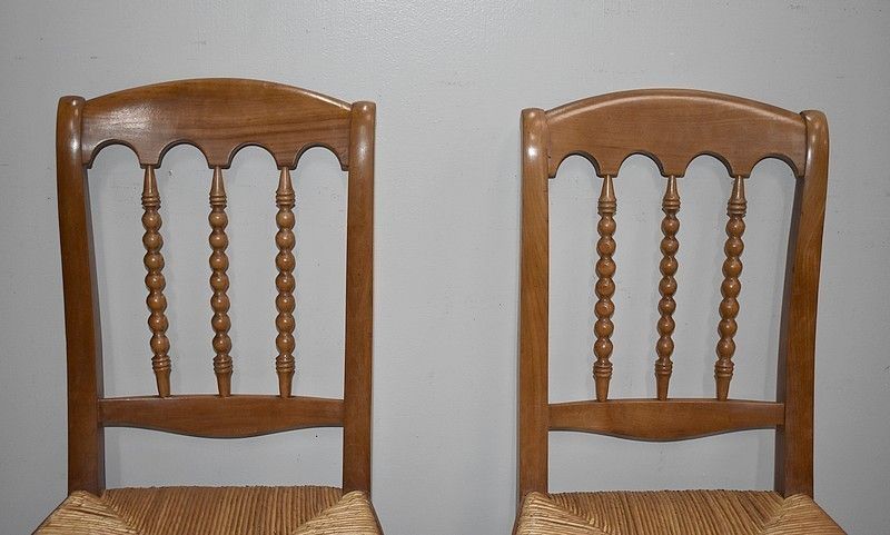 Suite Of 4 Restoration Chairs In Cherry 19th photo 1561.48