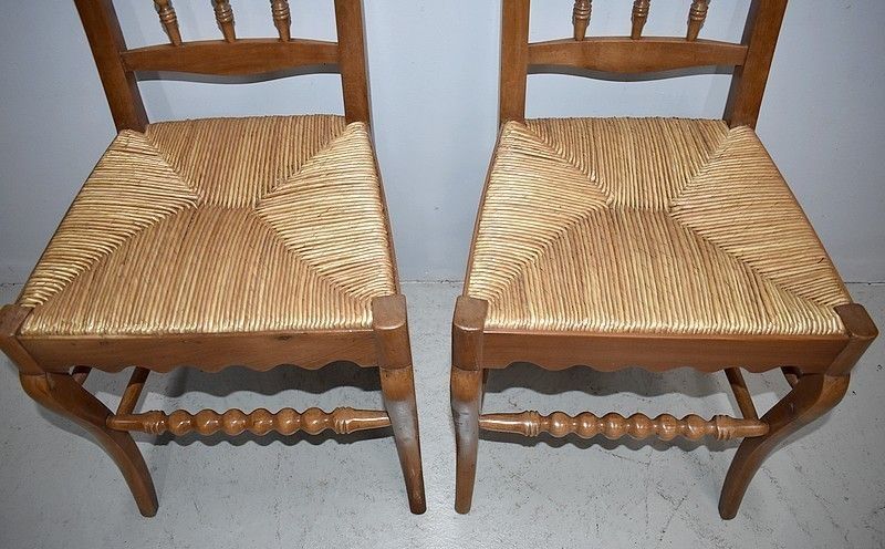 Suite Of 4 Restoration Chairs In Cherry 19th photo buy