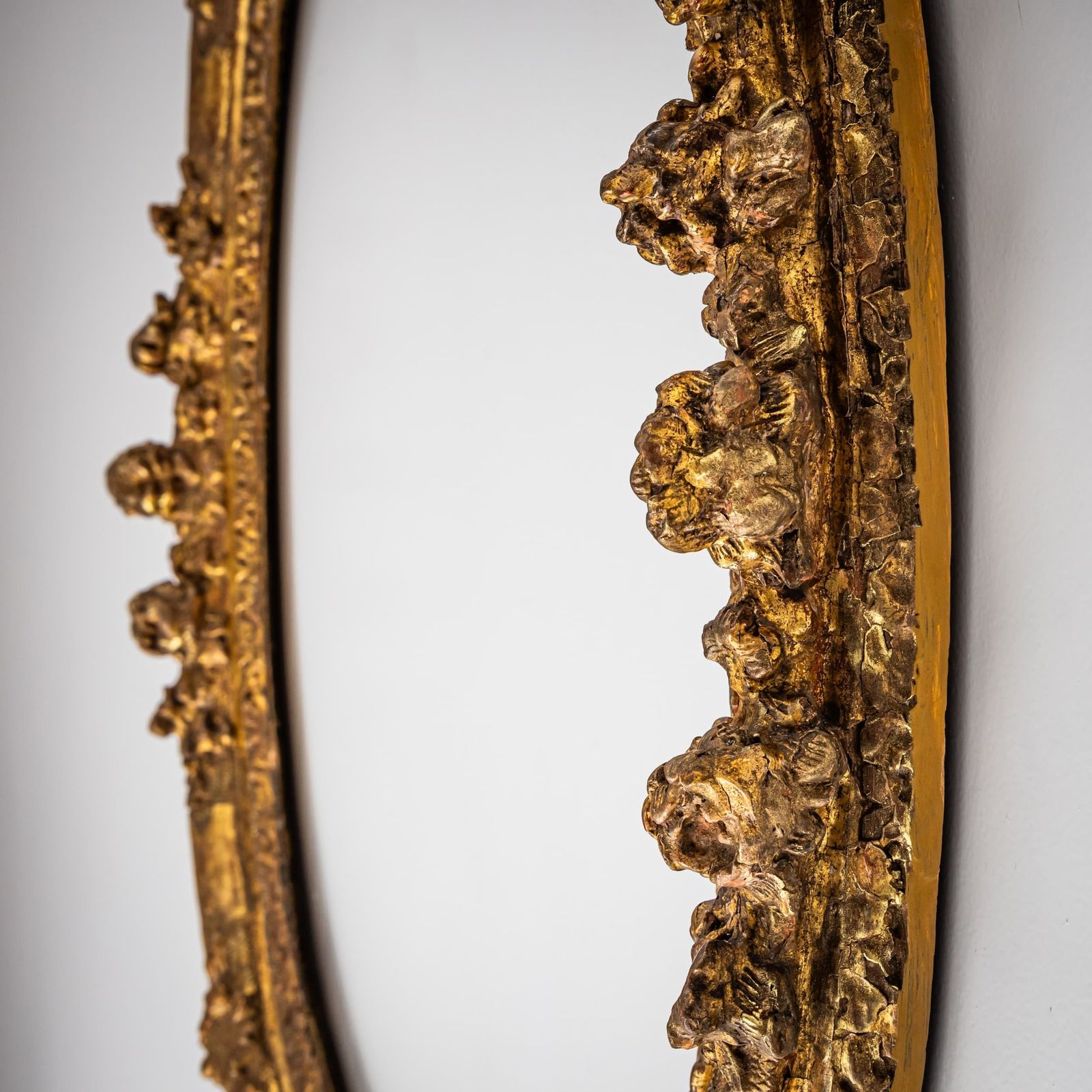 Oval Gilt Louis XV Stucco Frame, France, 18th Century photo Home Decor