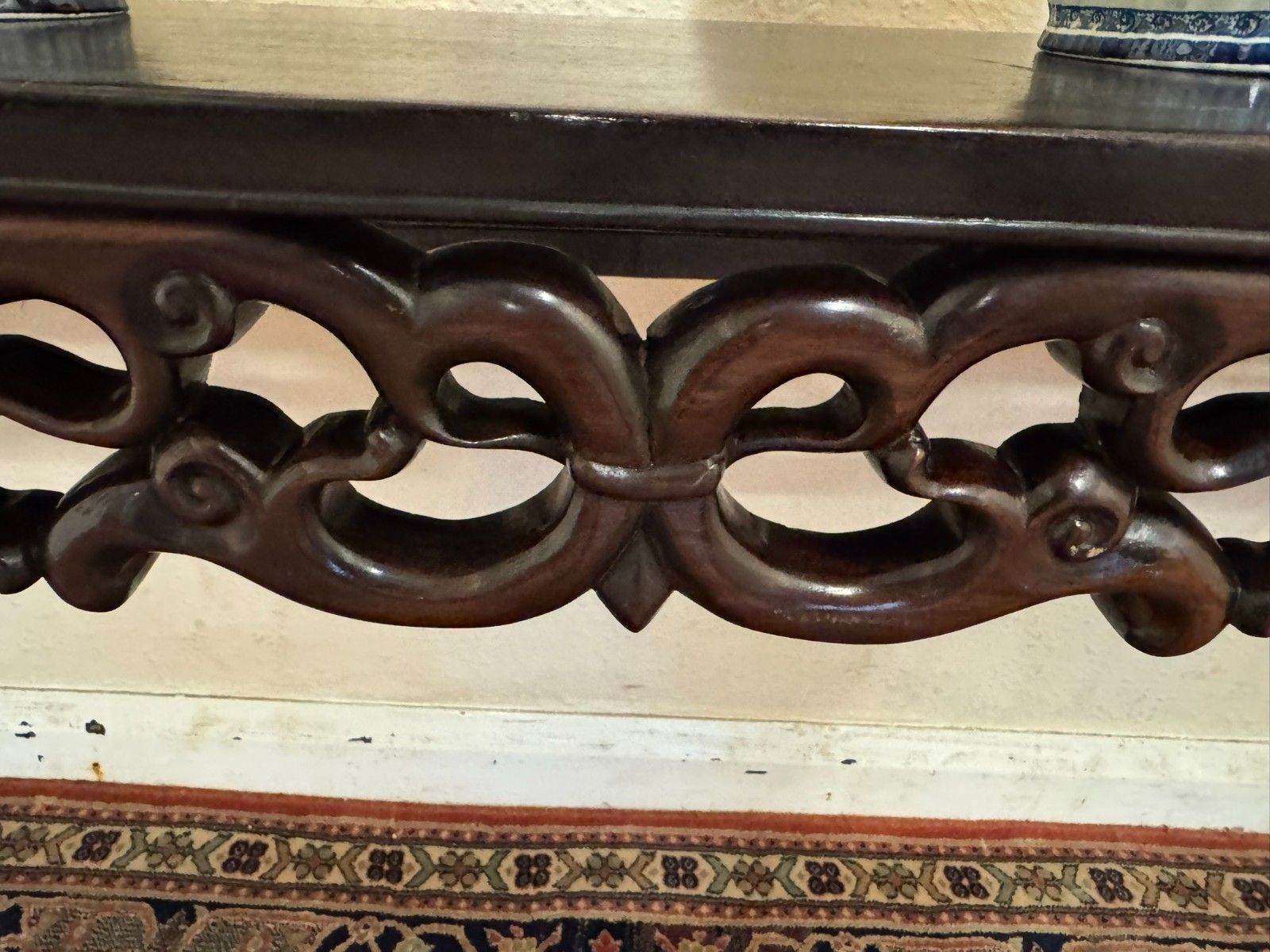 Furniture Fabulous Quality Chinese Paduk Wood Window Seat/Bench photo