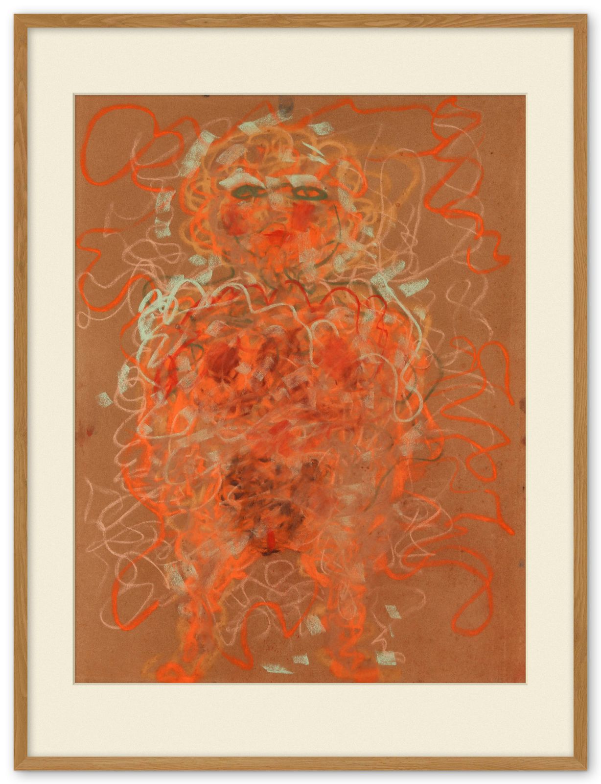 Wild Semi Abstract Nude By Important British Painter