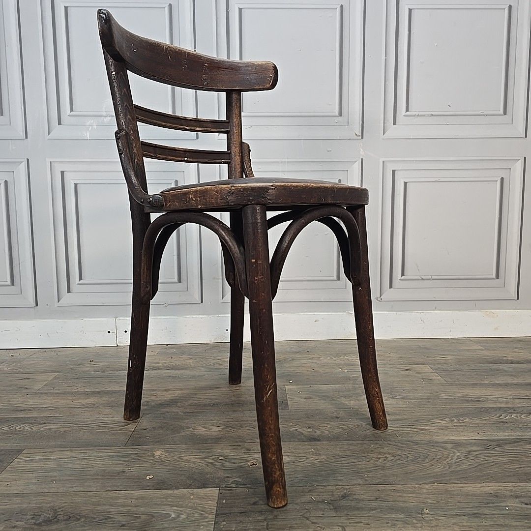Antique Vintage Bentwood Chair Thonet Style Naafi Military Canteen Seating photo furniture