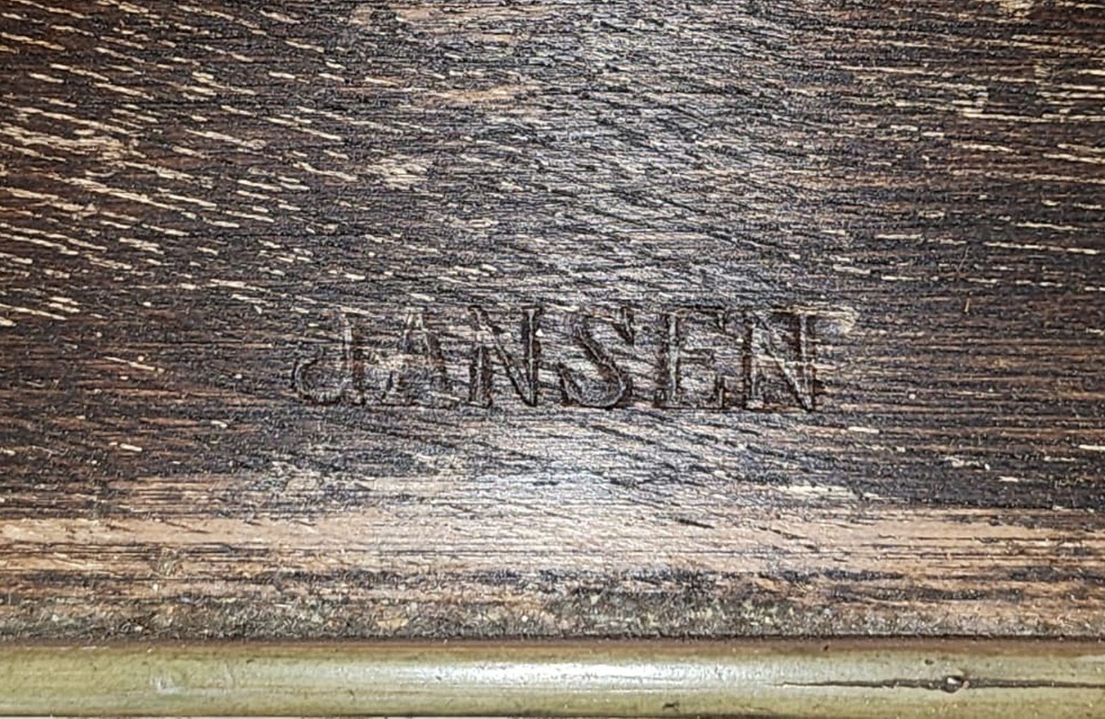 photo furniture Early 20th Century Neoclassical Lyre Side Table With Acid Etched Glass Top And Accents By Maison Jansen, France