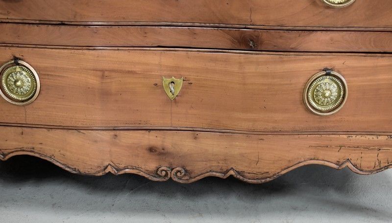 Louis XV Crossbow Chest In Cherry Blond 18th photo Furniture