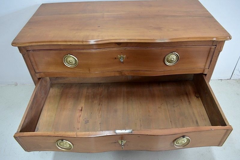 Louis XV Crossbow Chest In Cherry Blond 18th photo vintage