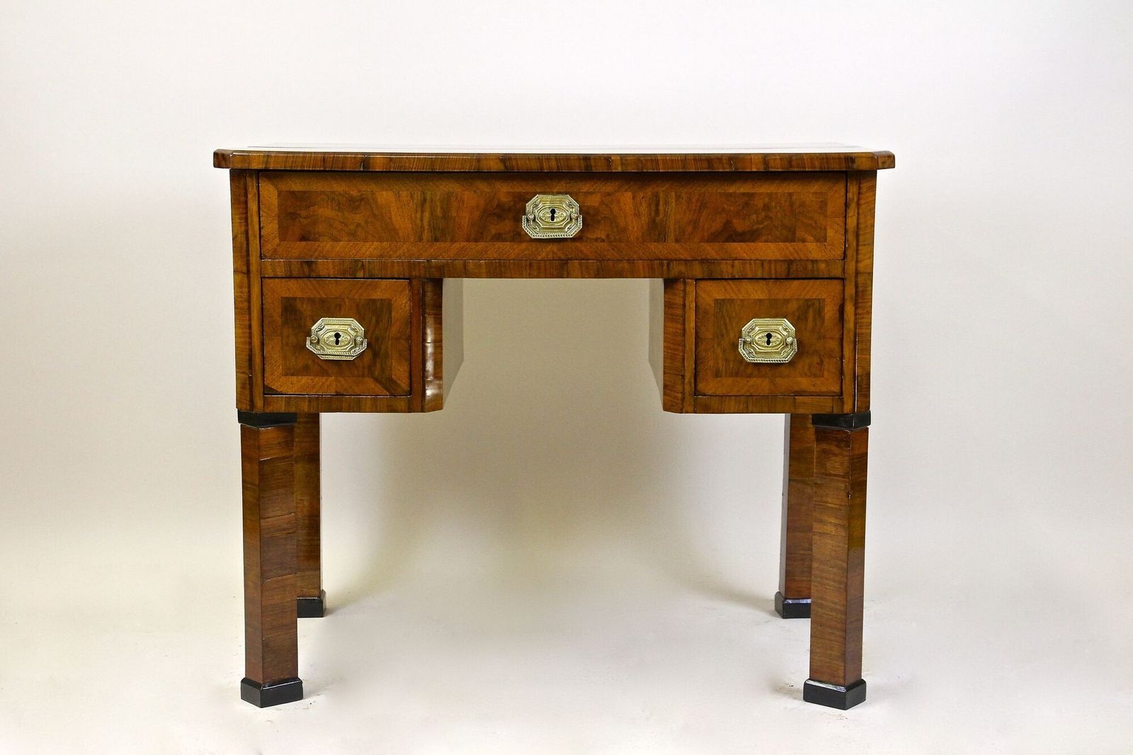 19th Century Biedermeier Writing Desk, Nutwood, Austria Circa 1830 photo for sale