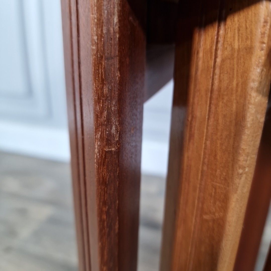 photo vintage Retro Nest Of Tables Vintage Mid Century Teak Veneer – Danish For Up Cycle