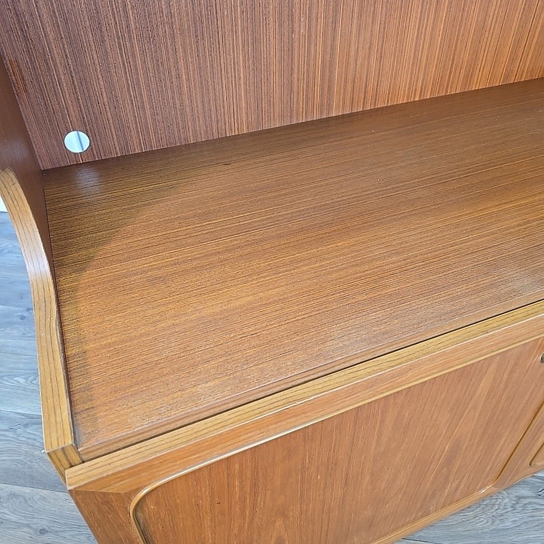 Retro Display Cabinet Dresser Sideboard Vintage Stonehill Stateroom Mid Century photo vinterior