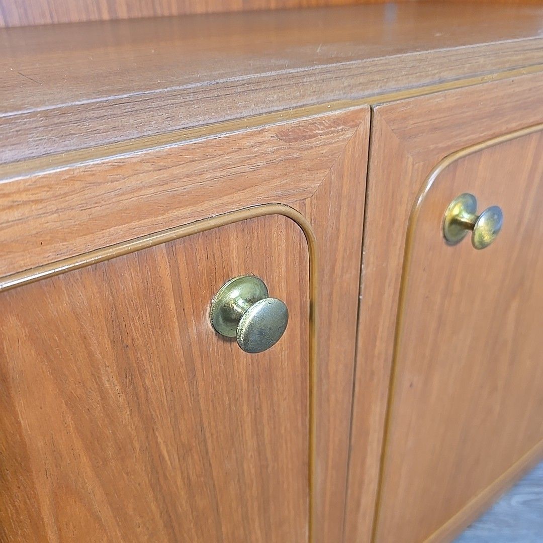 Furniture Retro Display Cabinet Dresser Sideboard Vintage Stonehill Stateroom Mid Century photo