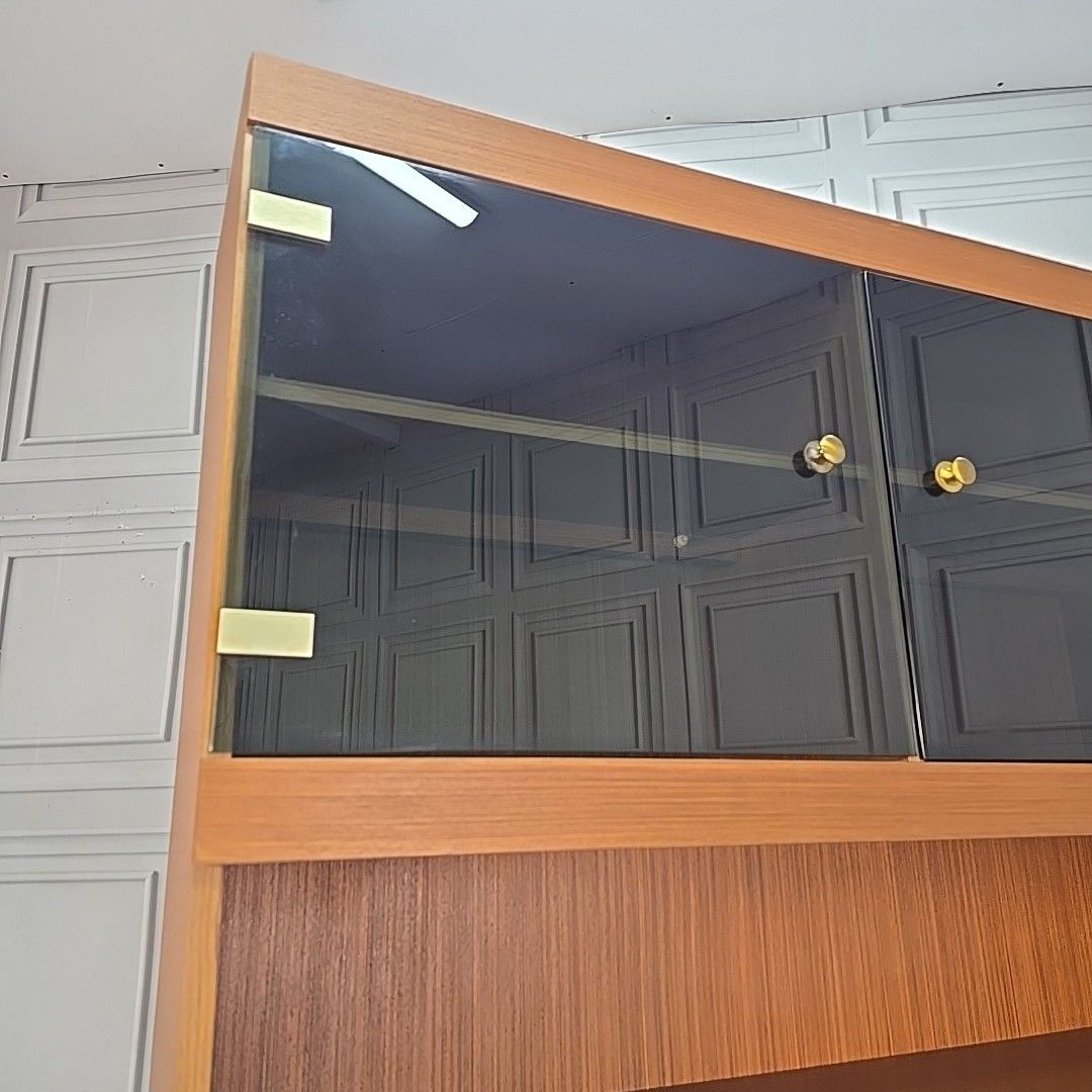 290.0 Retro Display Cabinet Dresser Sideboard Vintage Stonehill Stateroom Mid Century photo