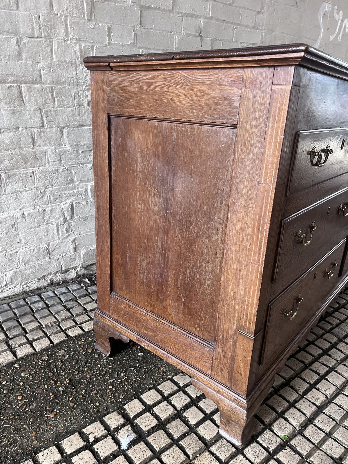 Antique Oak Lancashire Mule Chest Sideboard C1790 photo buy