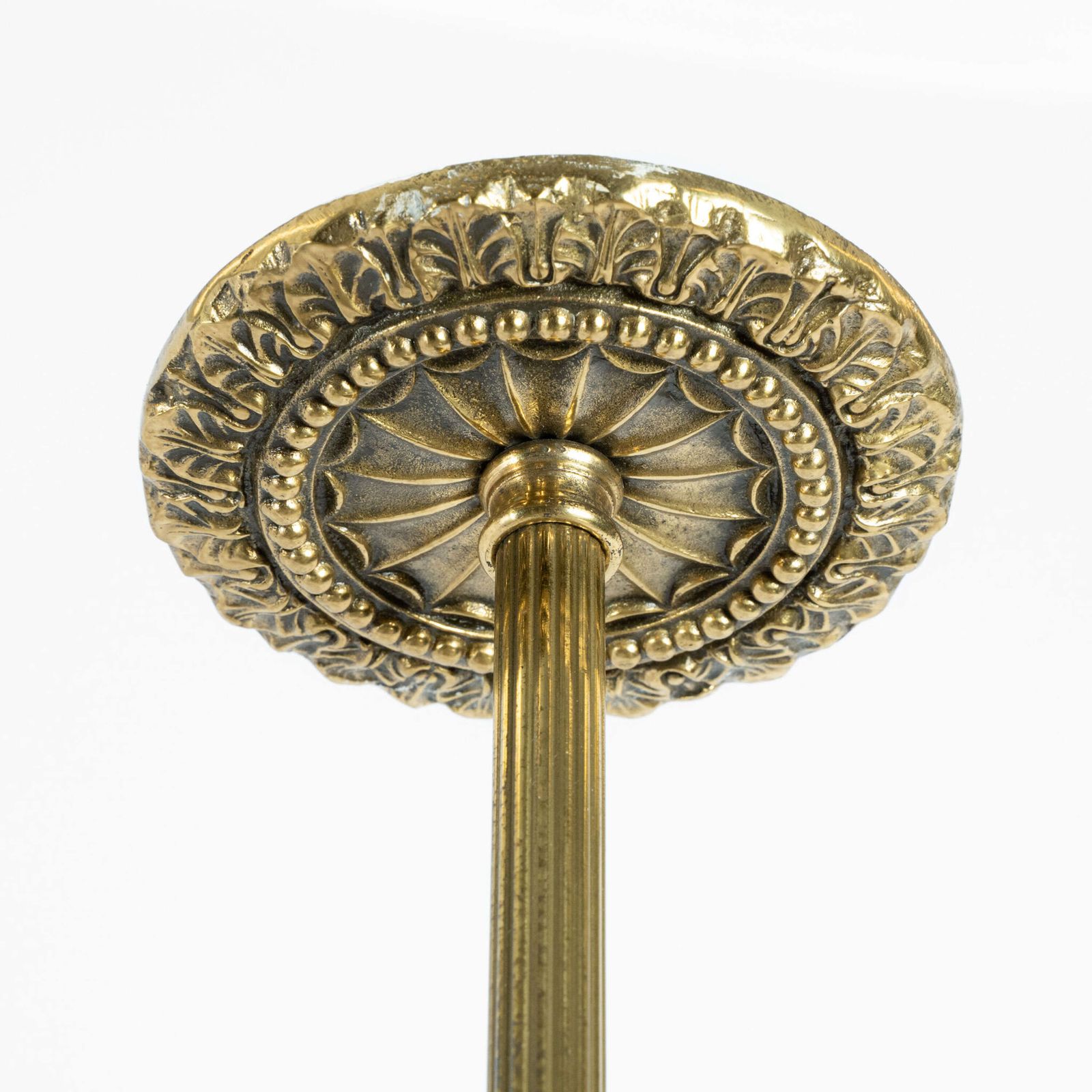 English 2 Arm Brass Electrolier / Ceiling Pendant photo 450.0