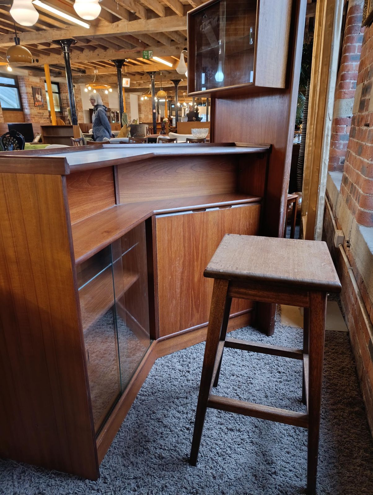 Mid Century Teak Bar / Cocktail Cabinet By Turnidge Of London photo buy
