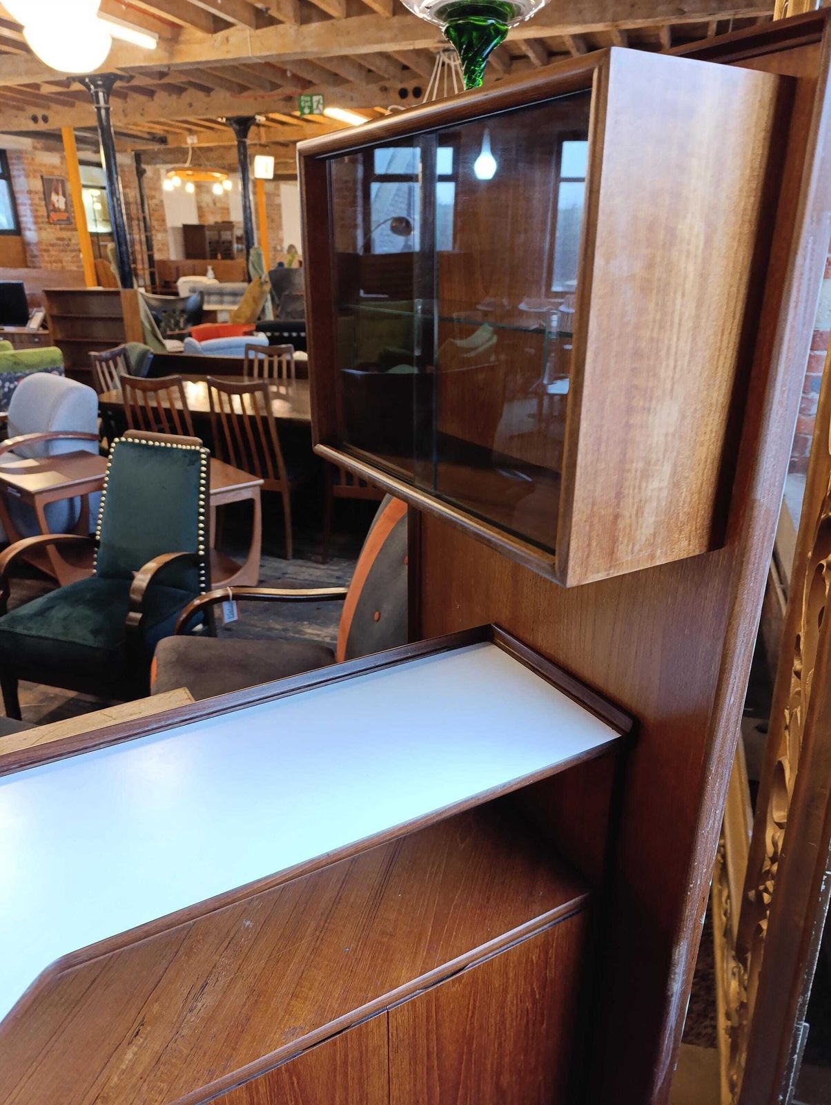 1250.0 Mid Century Teak Bar / Cocktail Cabinet By Turnidge Of London photo