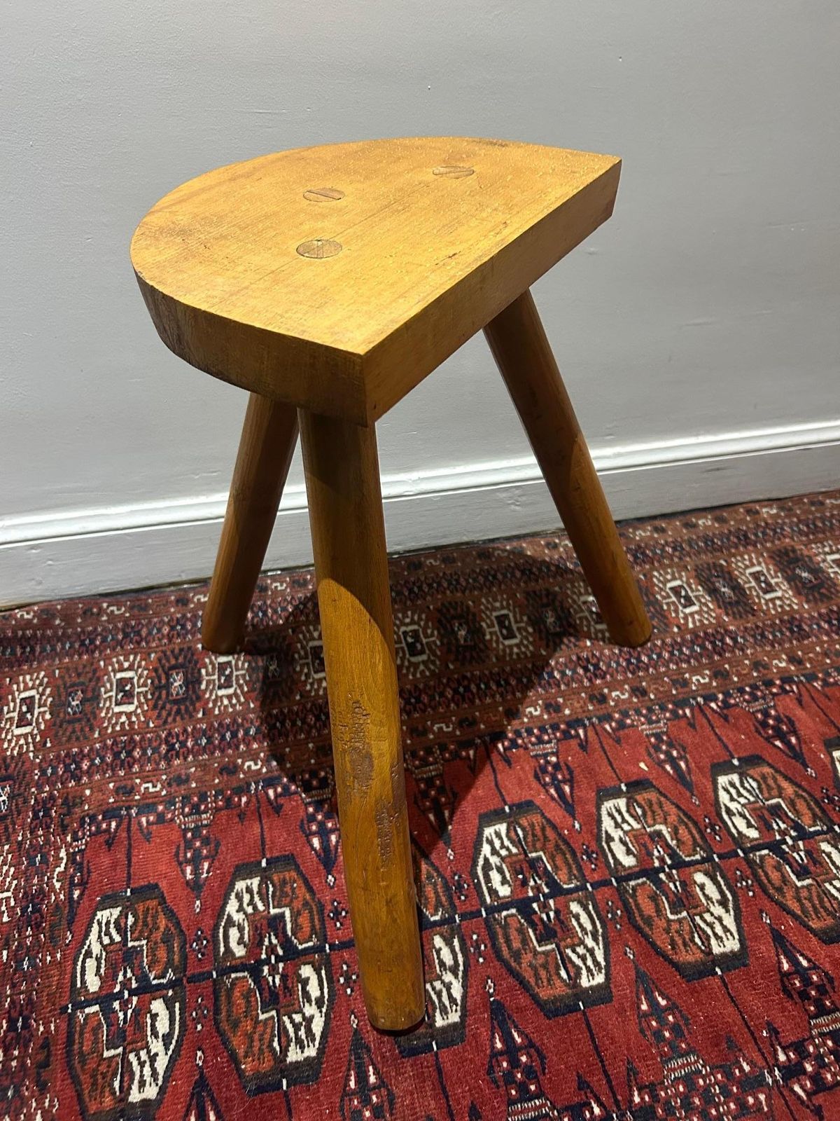 Brutalist Scandinavian Stool, 1950s photo 557.0