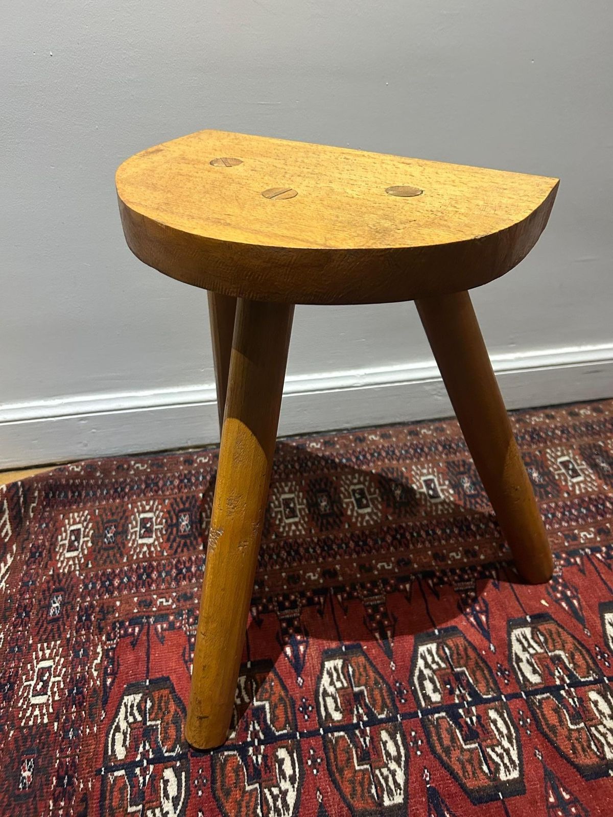 Brutalist Scandinavian Stool, 1950s photo buy