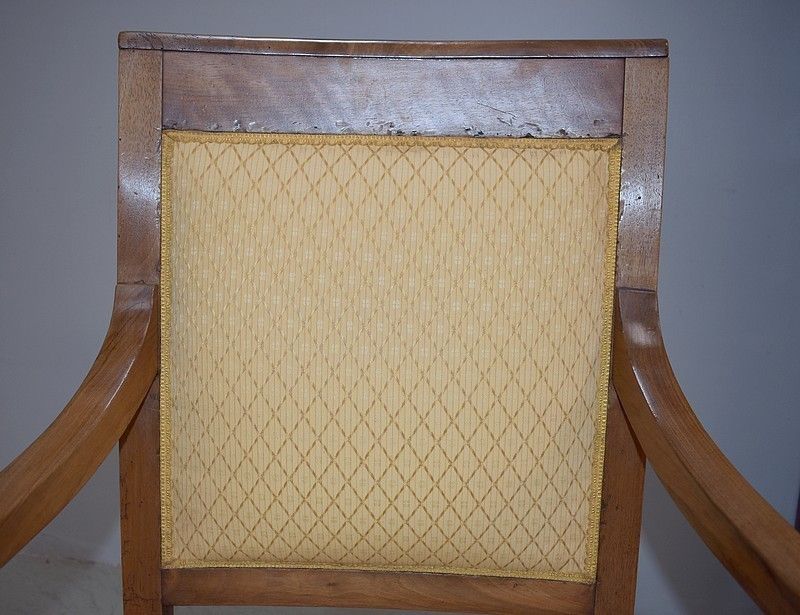Restoration Armchair Walnut 19th photo vinterior
