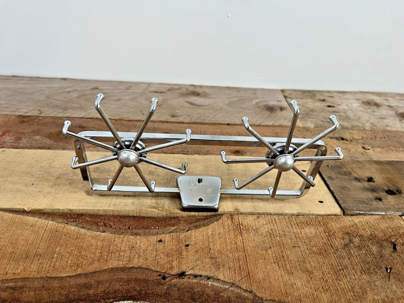 Mid Century Modern 60's Atomic Sputnik Revolving Tie Hook Stand Rack Jewellery photo vinterior