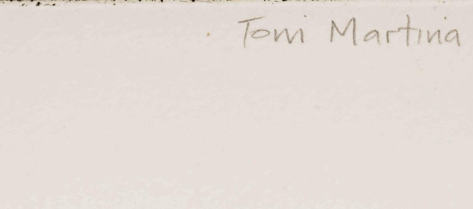 Toni Martina Re (1956 2017) 1987 Etching, Night Station photo vinterior