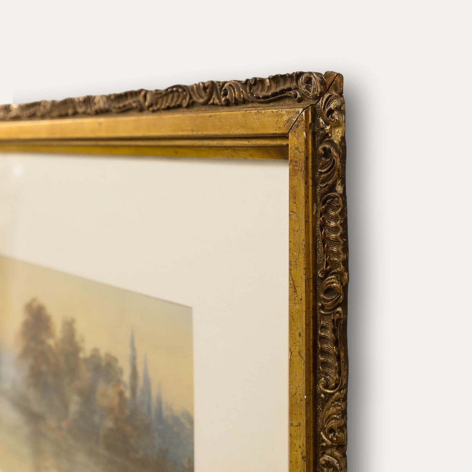 William Henry Vernon (1820 1909) Framed Watercolour, Punting On The River photo vinterior