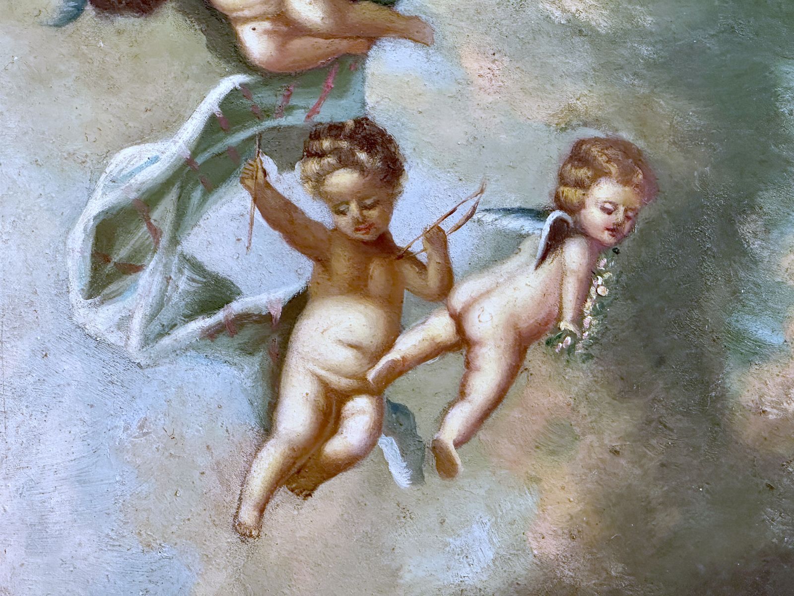 Baroque Painting   The Birth Of Venus   Oil On Copper   19th Century photo vinterior