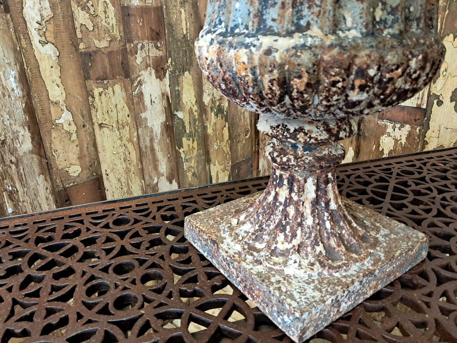 19th Century French Cast Iron Urn photo 625.0