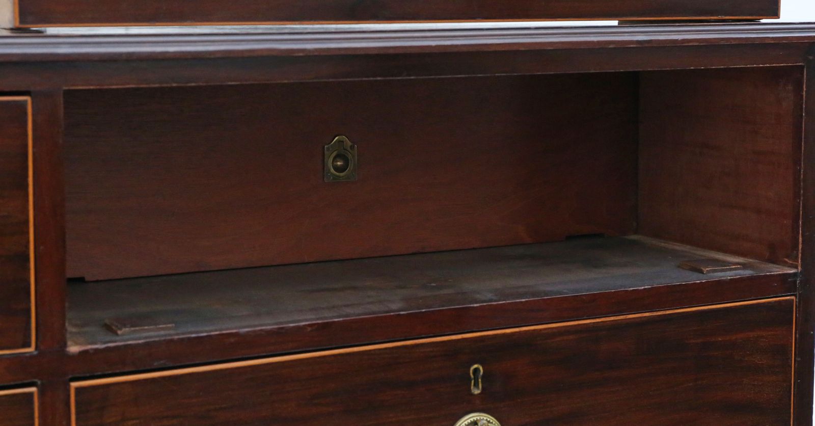 Antique Fine Quality 19th Century Inlaid Mahogany Chest Of Drawers   Mawer & Stephenson photo vintage
