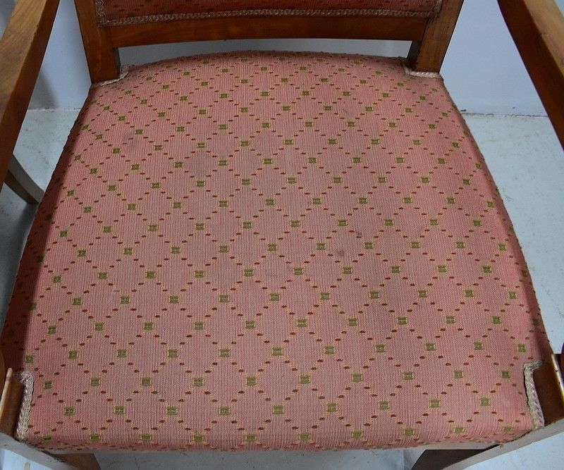 Two Restoration Chairs In Cherry 19th photo vintage