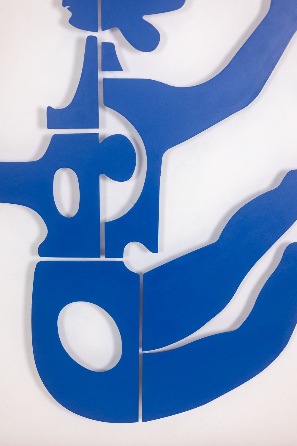 Antonine De Saint Pierre. Eva Panel In Navy Blue Lacquered Metal. Contemporary photo buy