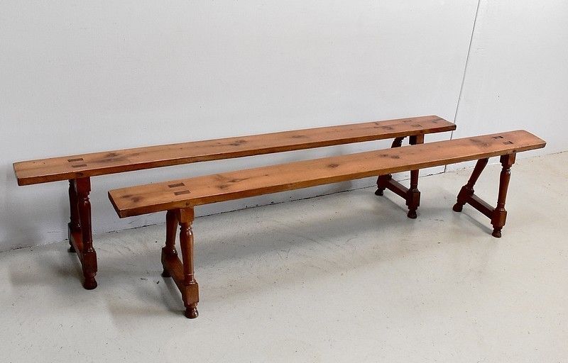 Pair Of Benches, 19th photo furniture