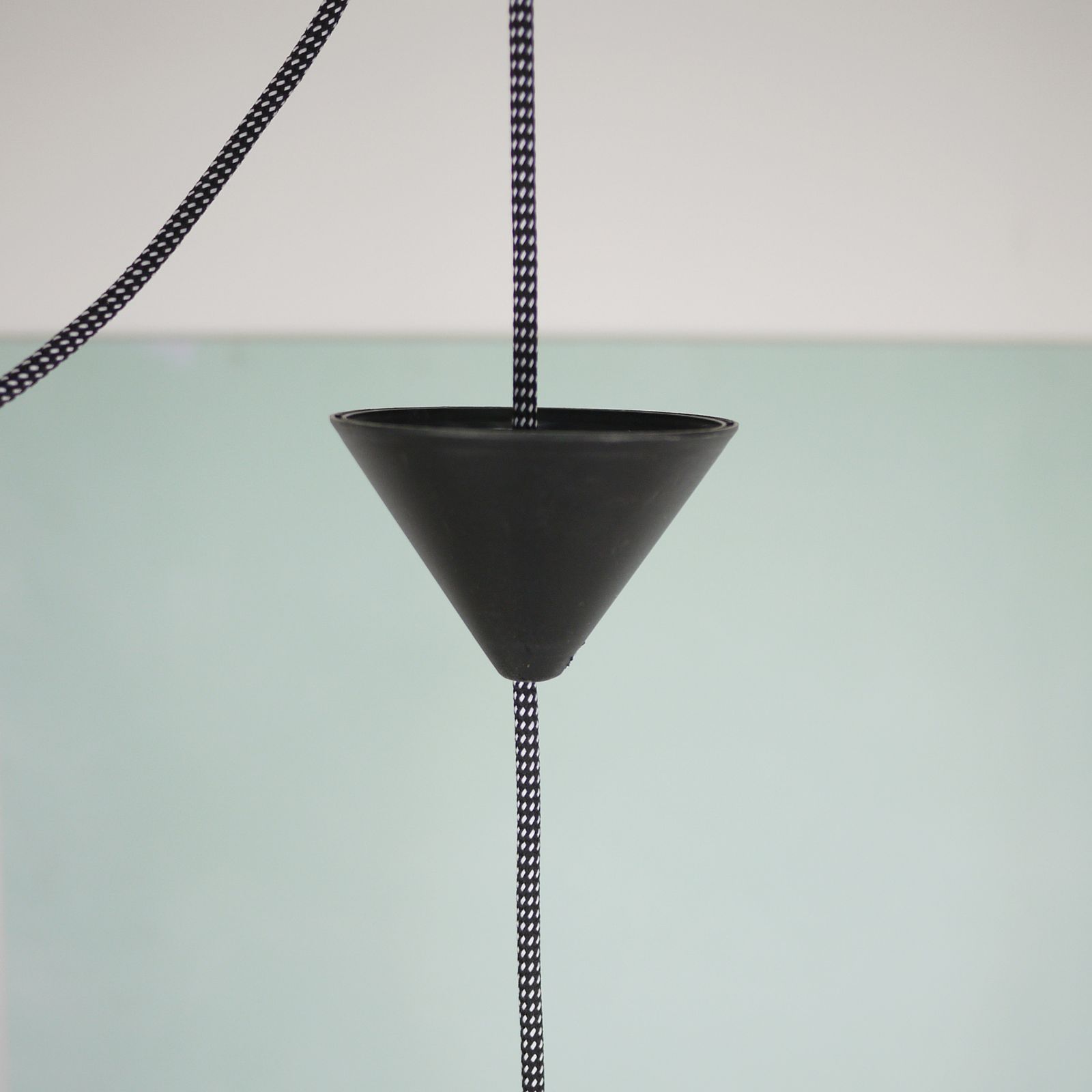 Industrial Black Pendant Light, 1960 Yugoslavia photo Lighting