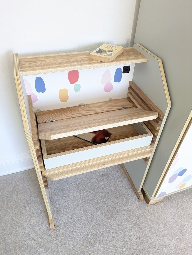 Handmade Adjustable Children’s Desk – Exhibition Quality photo Furniture