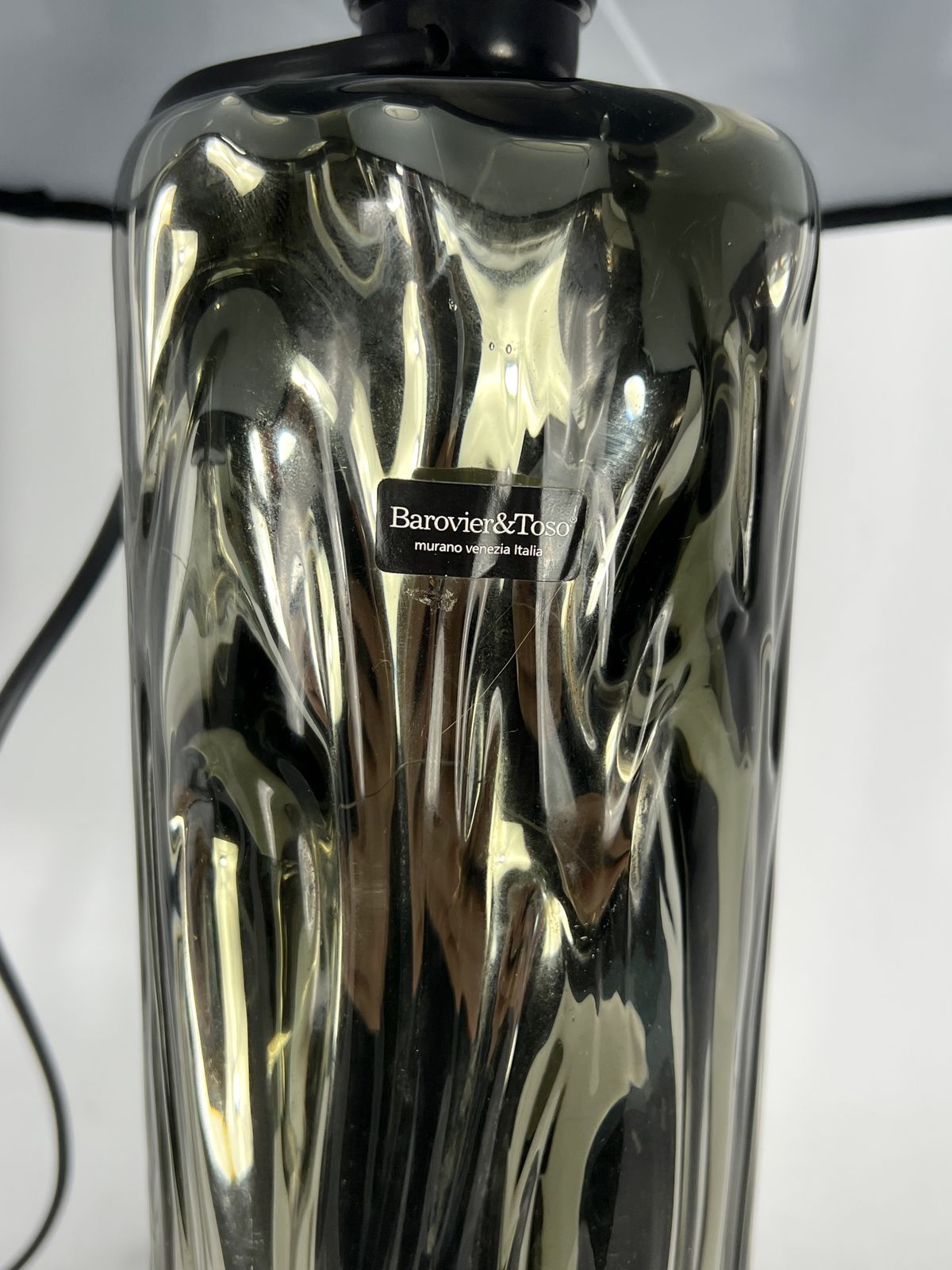 Barovier & Toso, Pair Of Murano Glass Table Lamps From 70s. Labeled photo 2763.15