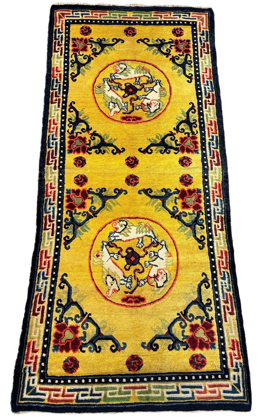 Antique Chinese Ningxia Rug 1.68m X 0.76m photo furniture