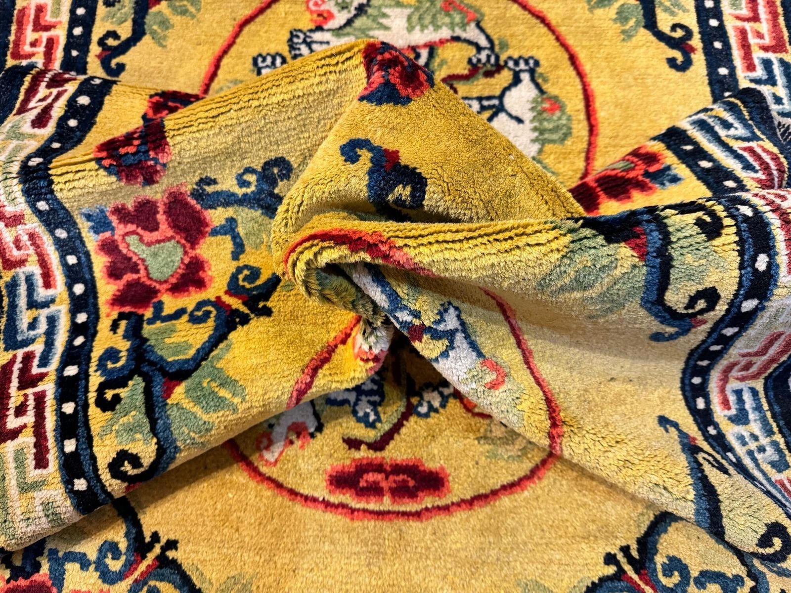photo buy Antique Chinese Ningxia Rug 1.68m X 0.76m
