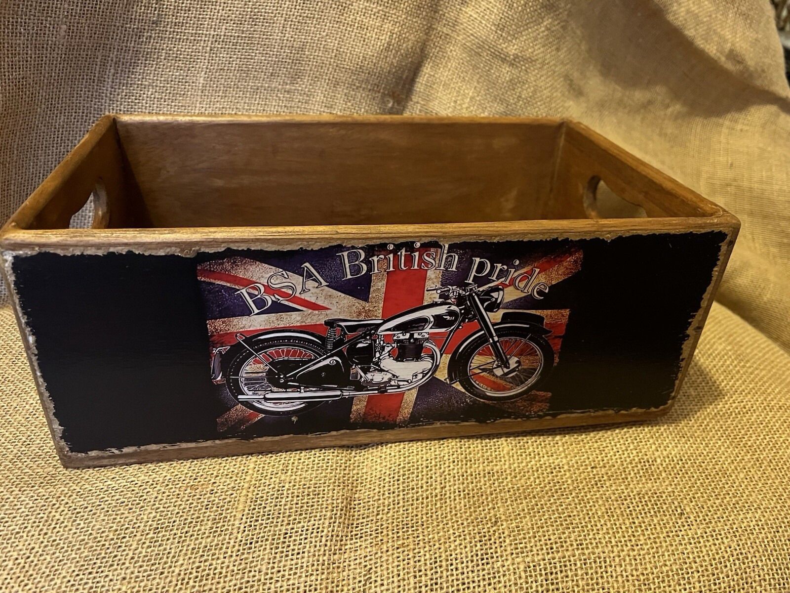 Set Of Five Motorcycle Storage Box Crate Made From Reclaimed Timber Sizes Vary photo vinterior