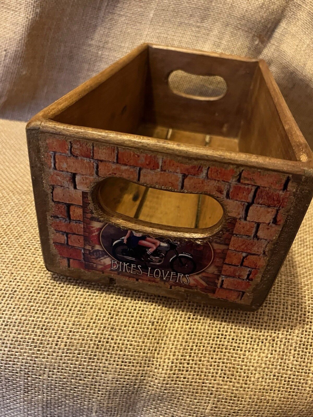 Home Decor Set Of Five Motorcycle Storage Box Crate Made From Reclaimed Timber Sizes Vary photo