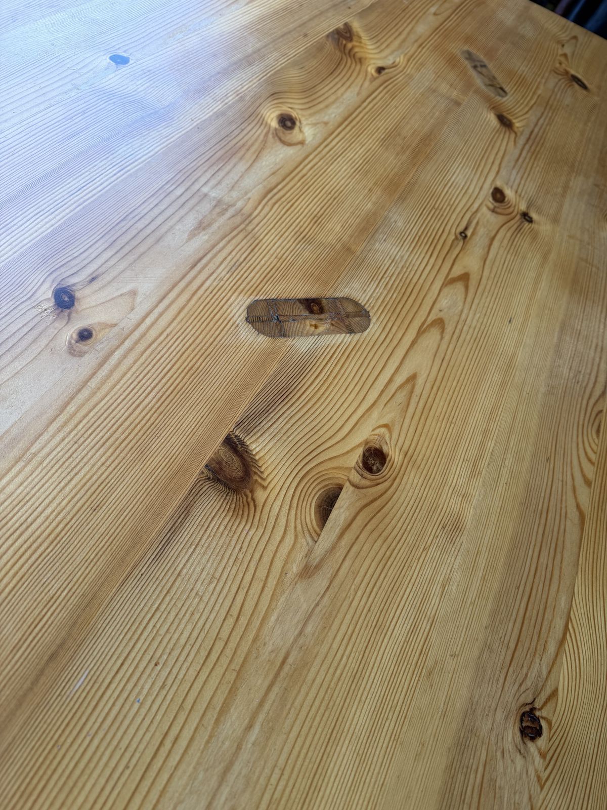 photo for sale Large Pine Dining Table By Karl Andersson & Söner For Roland Wilhelmsson Sweden